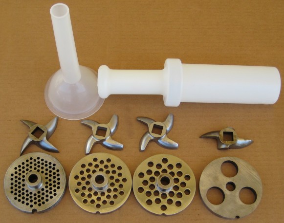 meat grinder accessories. extended set