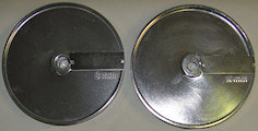 8mm and 10mm cutting discs for ROVTEX vegetable cutter, HLC300 disc, HLC-300 disc